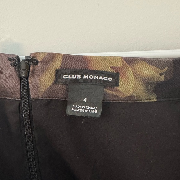 Club Monaco Multicolor Floral Skater Skirt - Picture 3 of 4